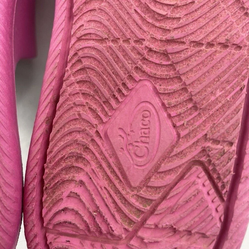 Chaco Chillos Slide Kids Junior Size‎ 1 Sport Sandals Magenta Pink JCH180316